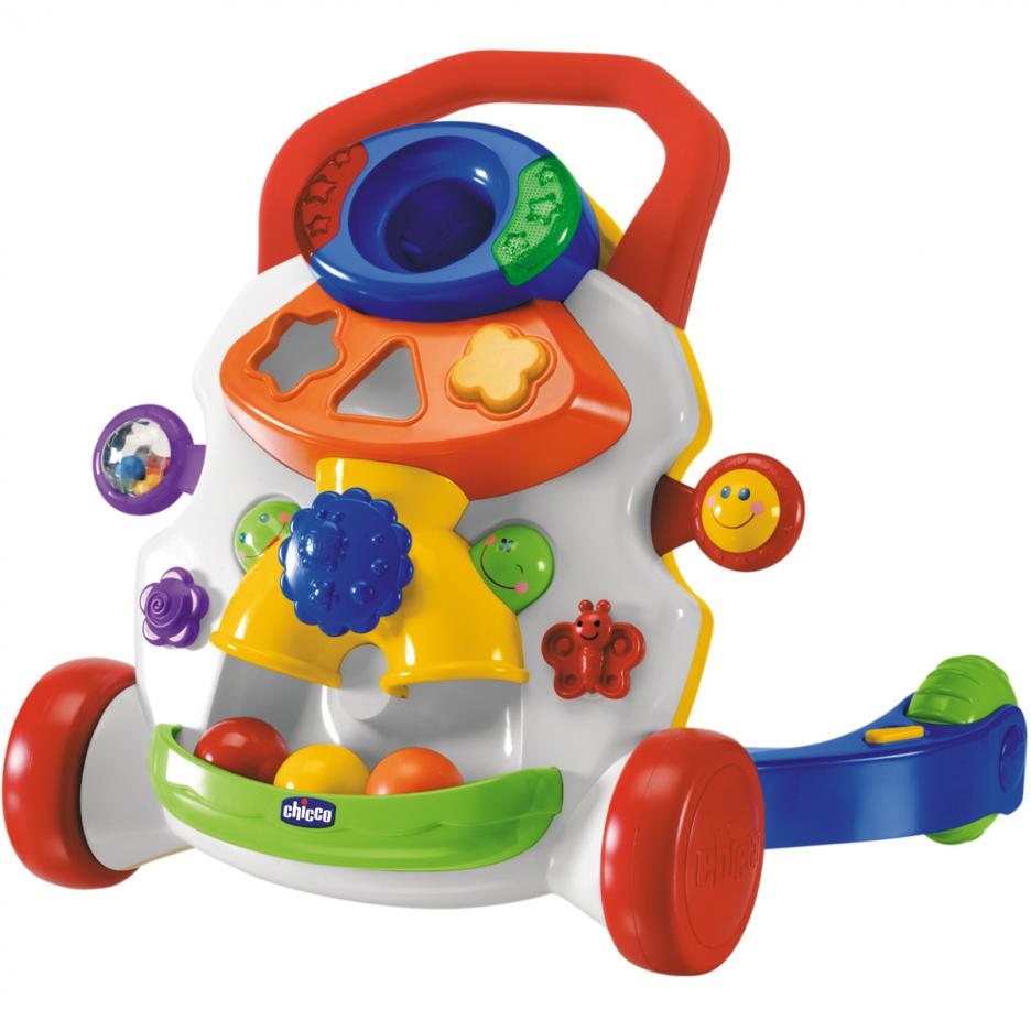 

Ходунки-центр игровой развивающий Первые шаги, Chicco (красные)