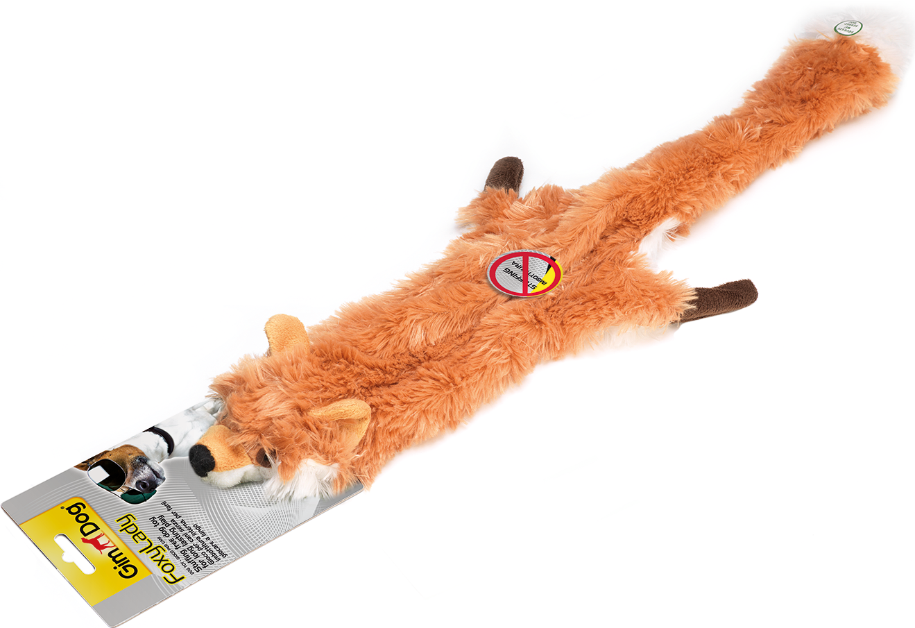 Акция на Игрушка для собак GimDog Оранжевая Лиса мини 35 см (8009632033327) от Rozetka UA