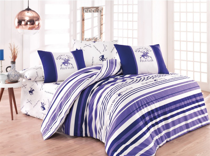 

Комплект постельного белья Beverly Hills Polo Club Ранфорс BHPC 029 Lilak 160x220 (svt-2000022202282)