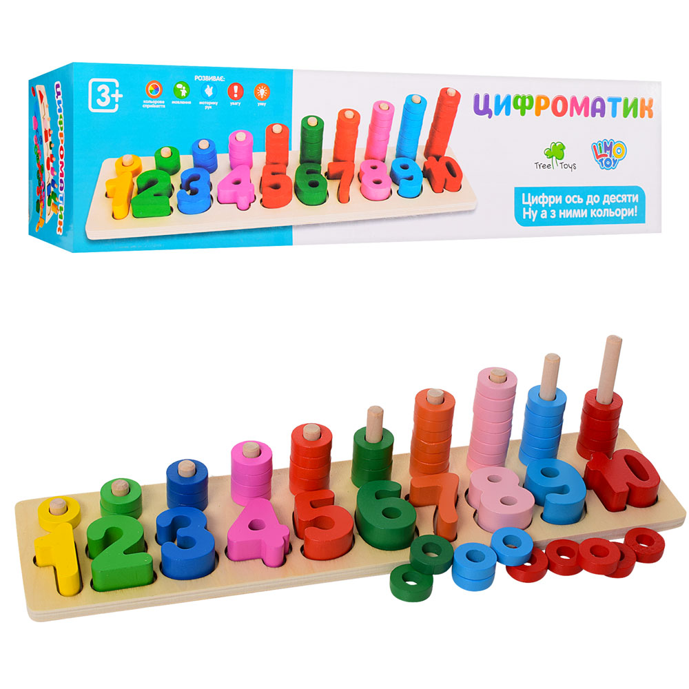 

Деревянная игрушка Геометрика MD 1268