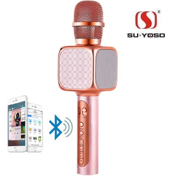 

БЕСПРОВОДНОЙ МИКРОФОН ДЛЯ КАРАОКЕ MAGIC KARAOKE YS-69 PRO NEW VERSION ROSE