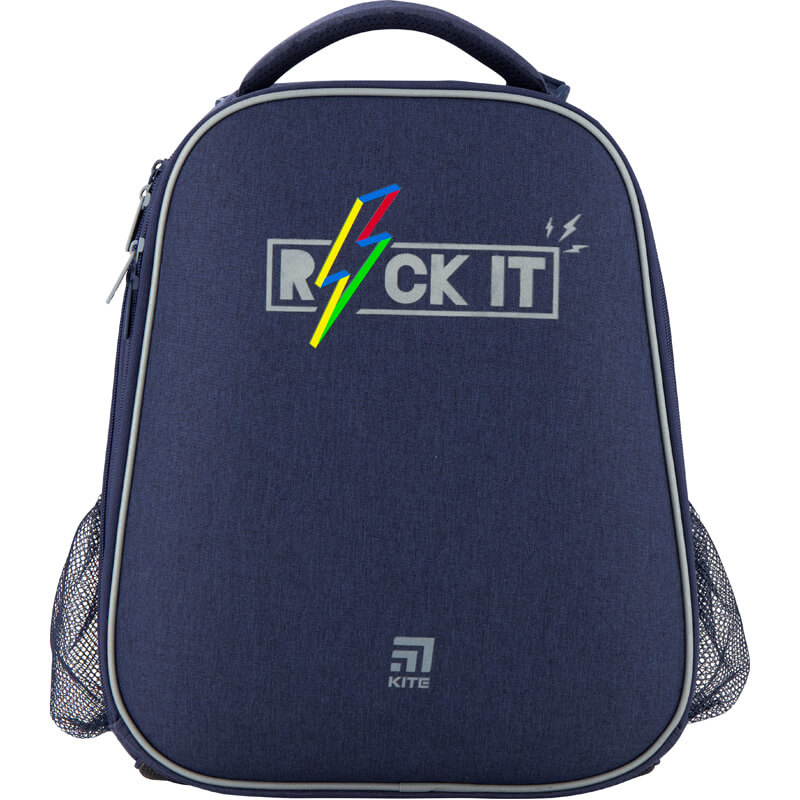 

Рюкзак школьный каркасный Kite Education Rock it Тёмно-синий (K20-531M-2)