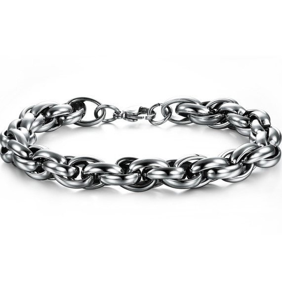 

Браслет Steel Way из стали с крупными звеньями