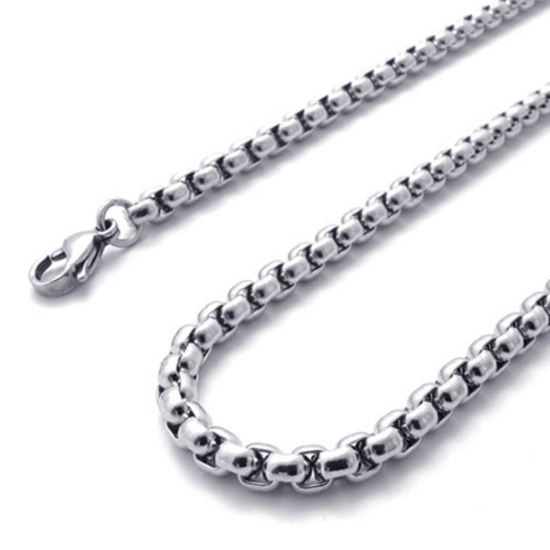 

Стальная цепочка мужская Steel Way 65 см/4 мм