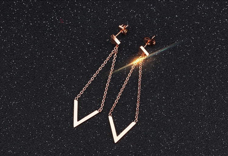 

Серьги-подвески Steel Way "Victory"