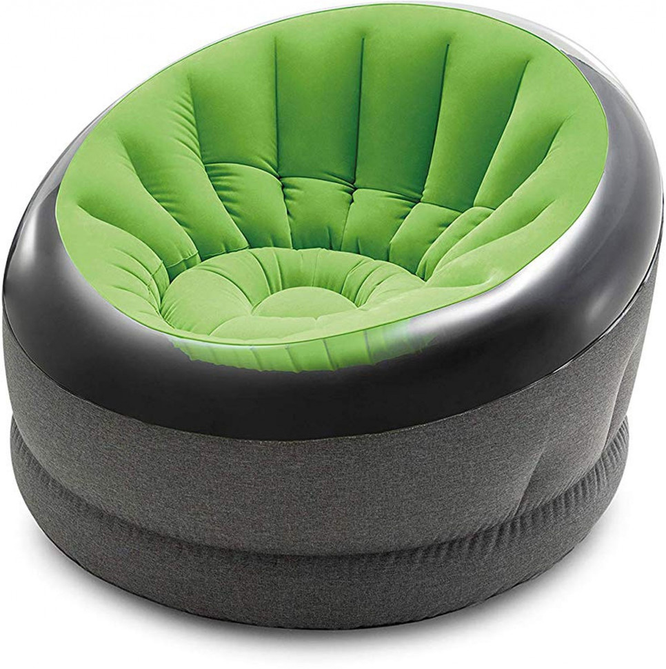 

Надувное велюровое кресло Intex до 100 кг Зелёный RLT-66582(Green)