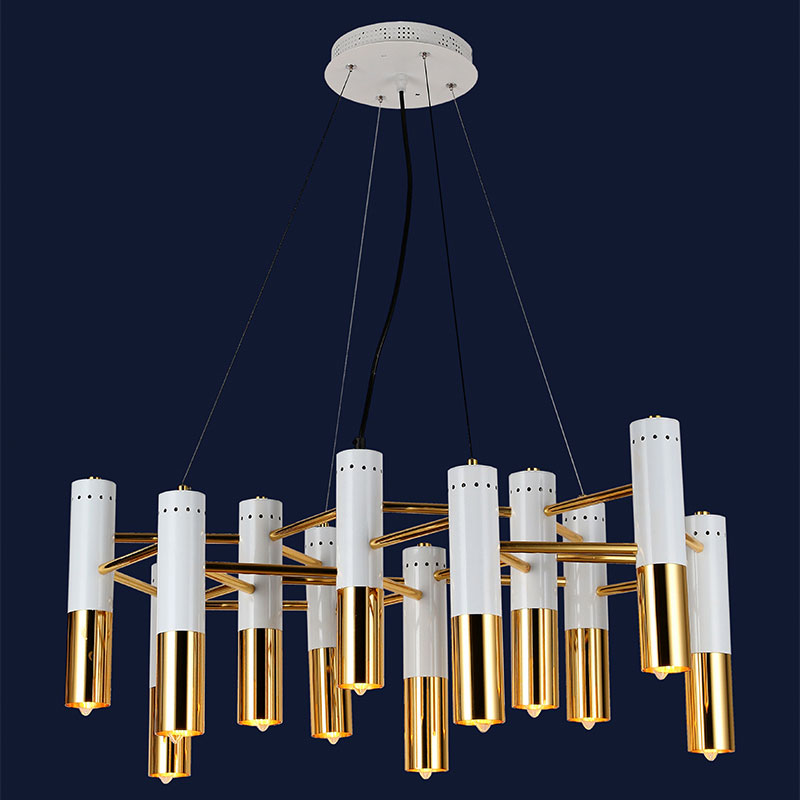 

Люстра Light House LS-13109-12 WH+GD