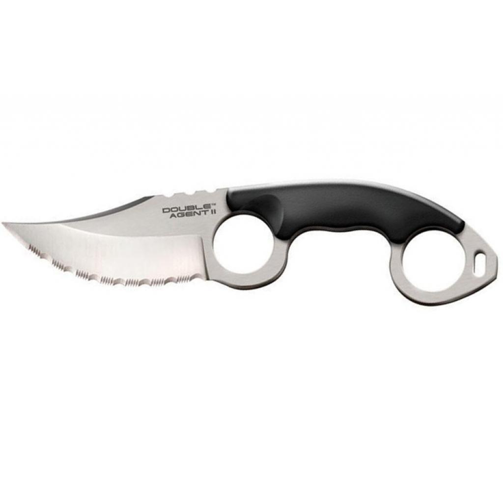 

Нож Cold Steel Double Agent II, cеррейтор, блистер (39FNSZ)