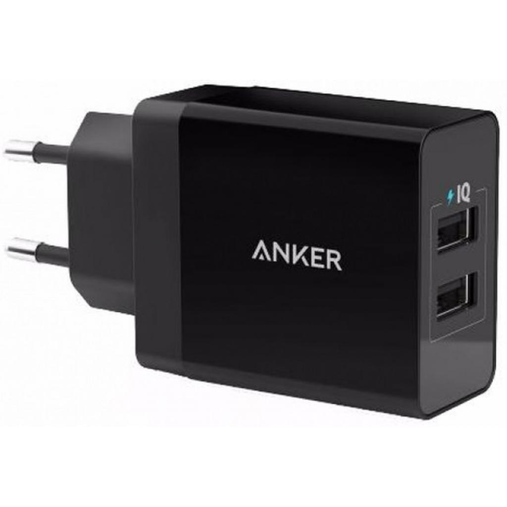 

Зарядное устройство Anker PowerPort 2 - 24W 2xUSB PIQ + MicroUSB (B2021L11/B2021G11)