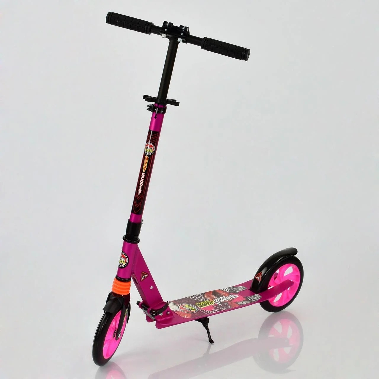 

Самокат алюминиевый Scooter 681 Розовый