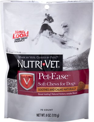 

Жевательные таблетки для собак Анти Стресс Nutri-Vet Pet-Ease 170 г