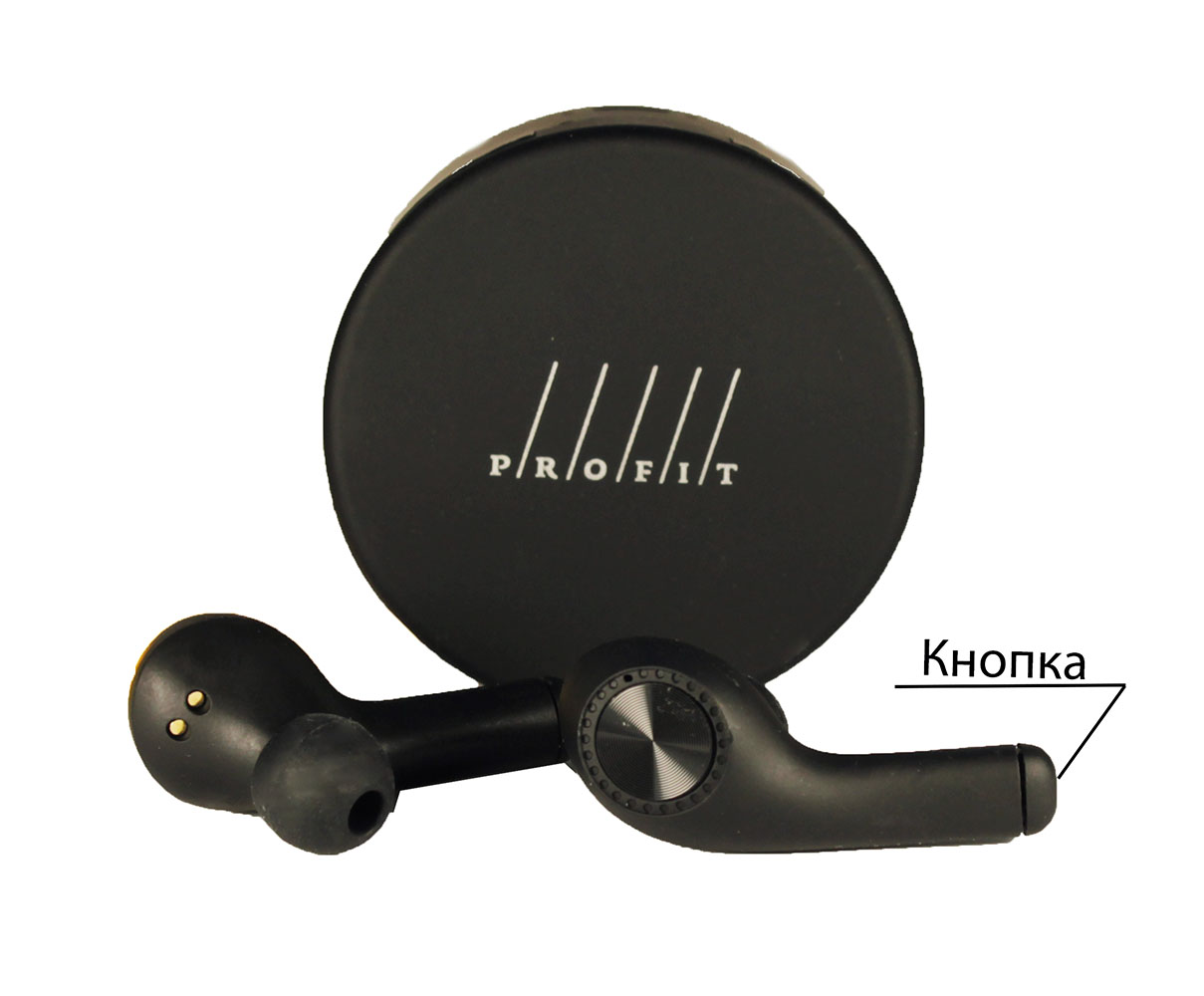 

Беспроводные Bluetooth наушники Profit VS-03 Черные