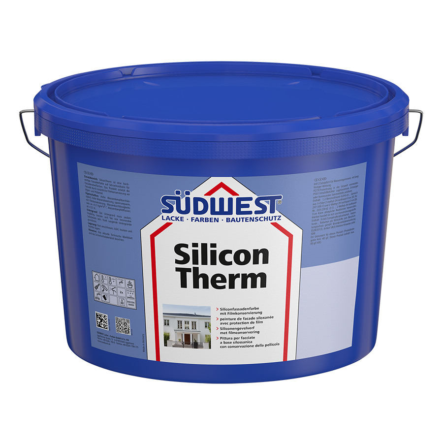 

Фарба силіконова SUDWEST SiliconTherm фасадна біла 12.5 л (30075-010)