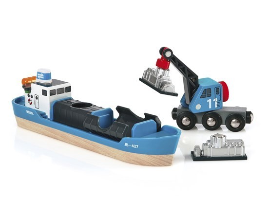 

Корабль с краном погрузчиком BRIO 33534 для деревянной железной дороги