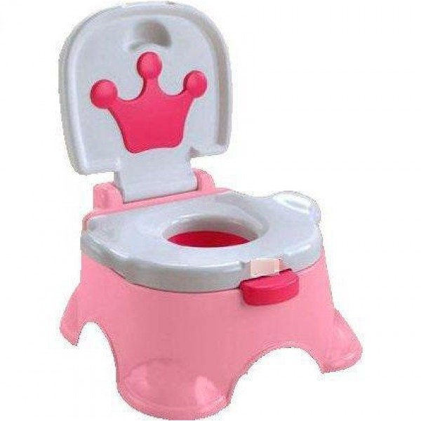 

Музыкальный горшок Baby Potty 68011 3 в 1, королевский, розовый.