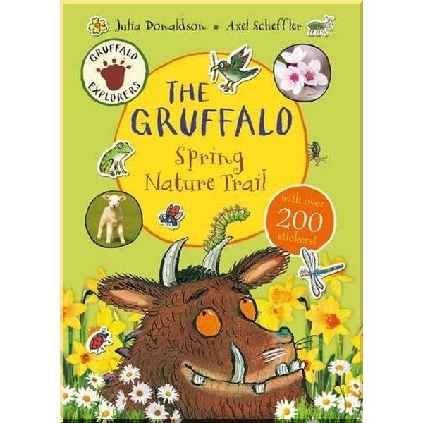 

Детская книга с наклейками The Gruffalo Spring Nature Trail. Axel Scheffler Julia Donaldson. ISBN:9781447282518