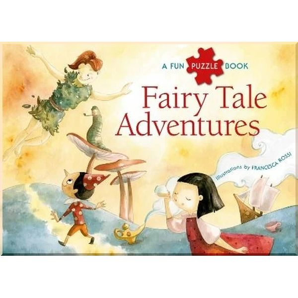 

Детская книга-Пазл Fairy Tale Adventures Puzzle Book. Carlo Collodi Francesca Rossi J. M. Barrie L. Frank Baum Lewis C. ISBN:9788854409996