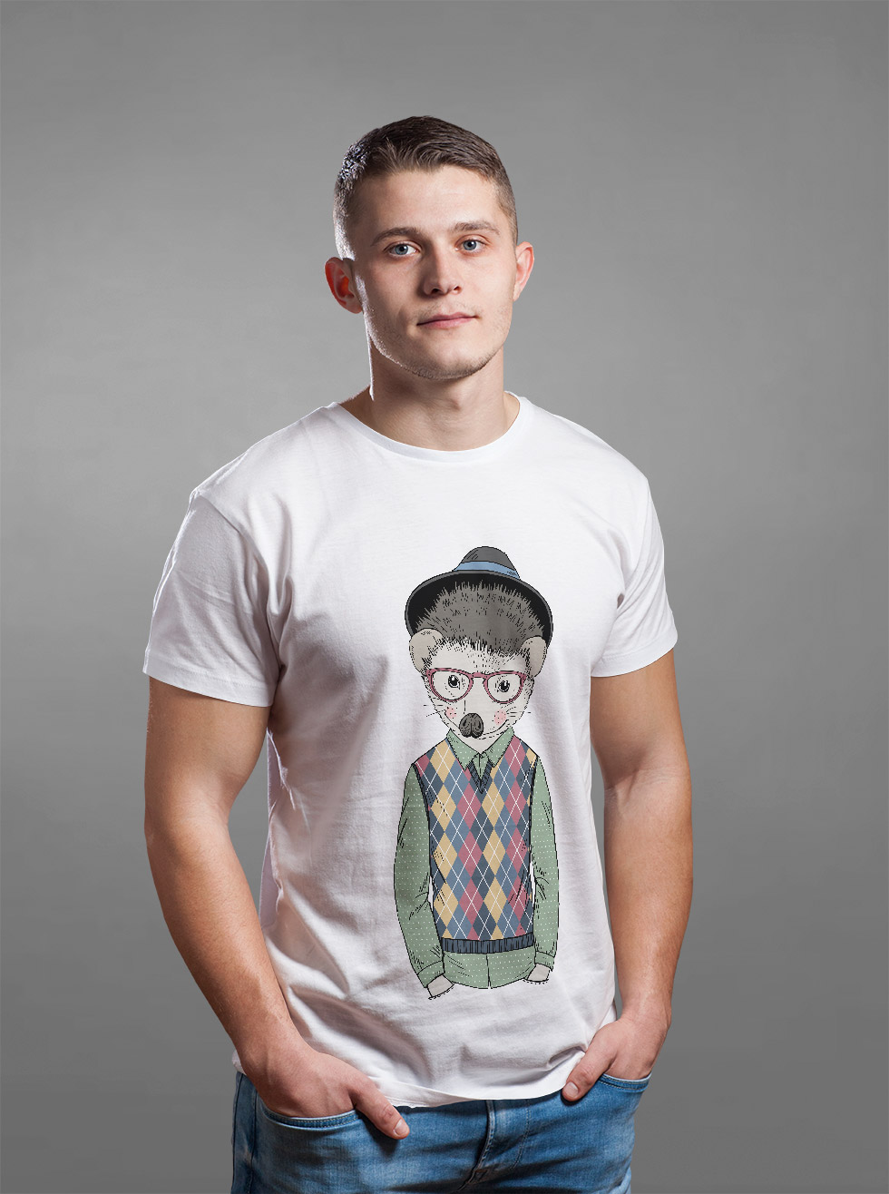 

Футболка с красочным принтом OWEAR faforest6WH  Белый, Футболка с красочным принтом OWEAR faforest6WH M Белый