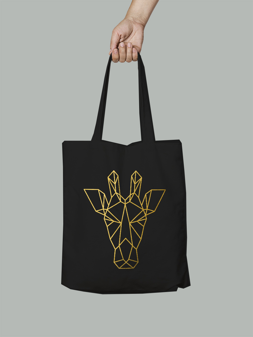 

Эко-сумка Owear с геометрическим принтом ga20goldbag-BK Черная