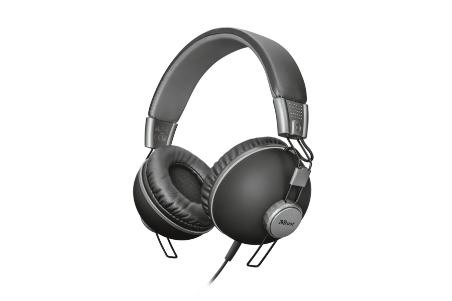 

Наушники Trust с микрофоном Noma Headphones matte black (22578)