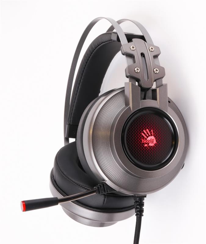 

Наушники гарнитура накладные A4Tech Bloody G525 Grey