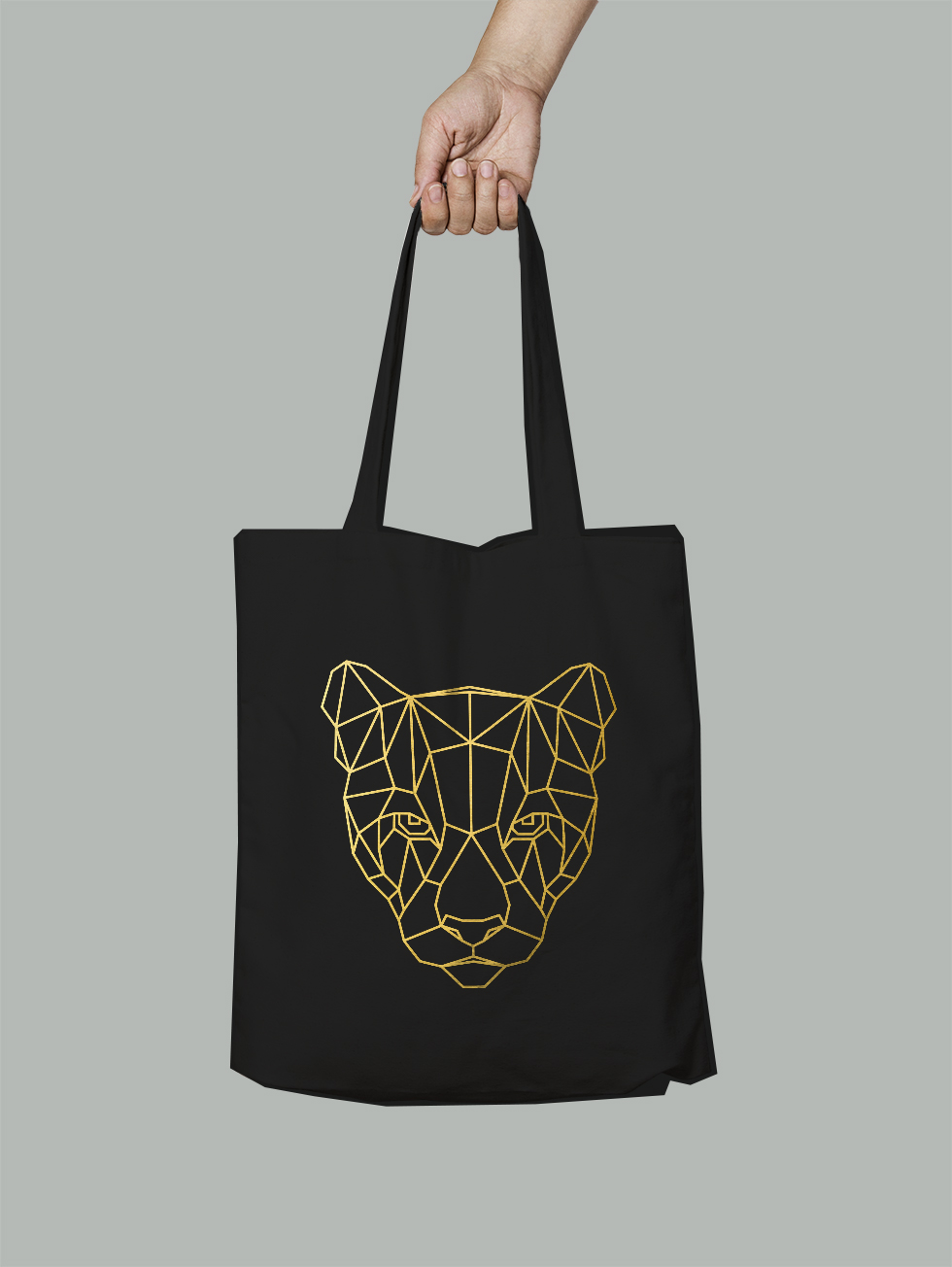 

Эко-сумка Owear с геометрическим принтом ga34goldbag-BK Черная