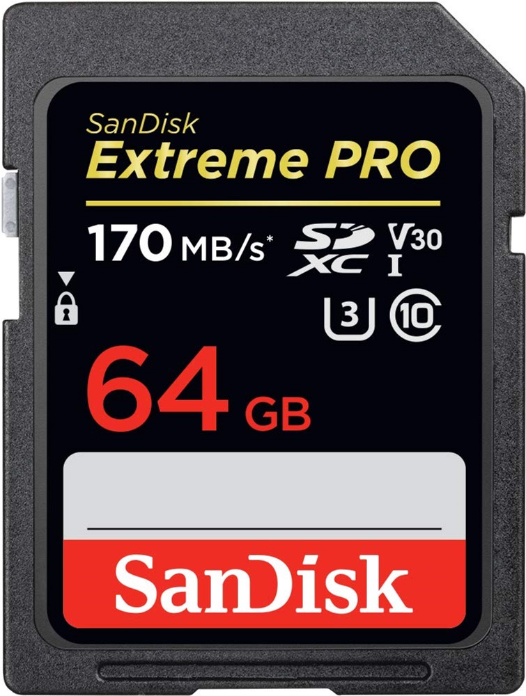 

SDXC Extreme Pro 64GB V30 UHS-I U3 (SDSDXXY-064G-GN4IN)