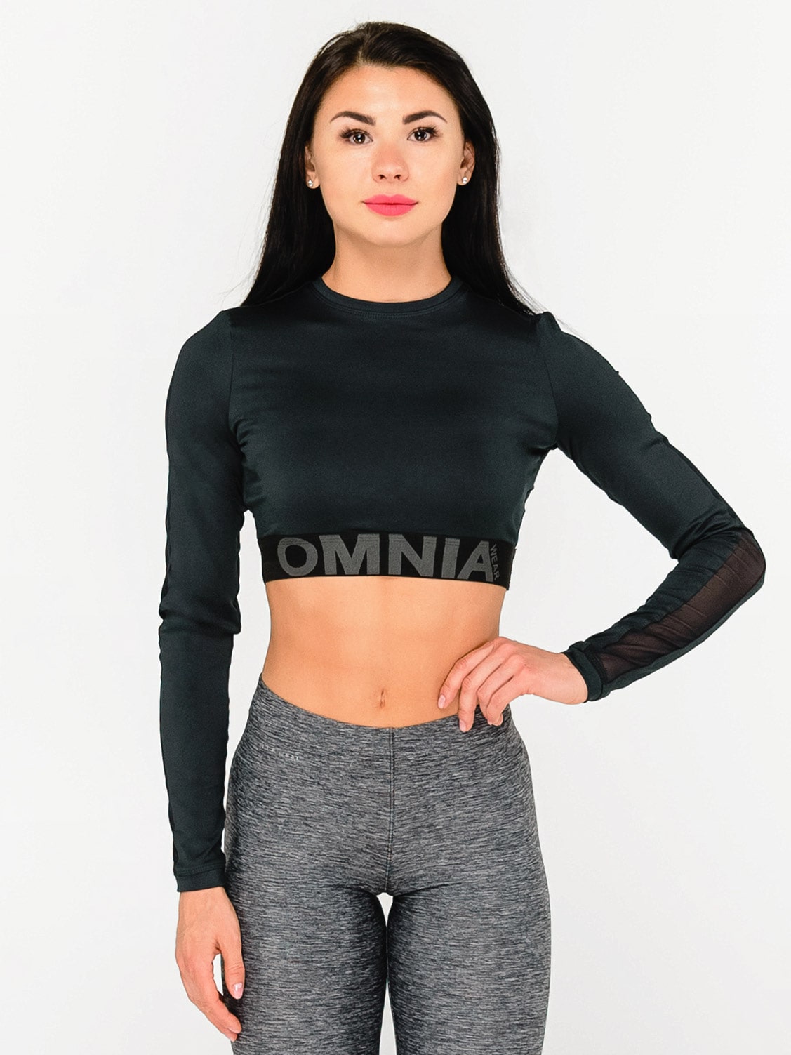 

Спортивный рашгард женский OW105RS Omnia Wear  Черный, Спортивный рашгард женский OW105RS Omnia Wear M Черный