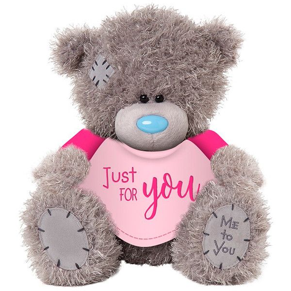 

Мишка Teddy в футболке Just for You 11 см АР401003