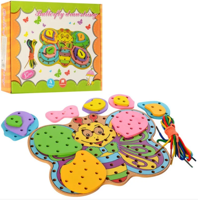 

Деревянная шнуровка Бабочка A-Toys (MD2399)