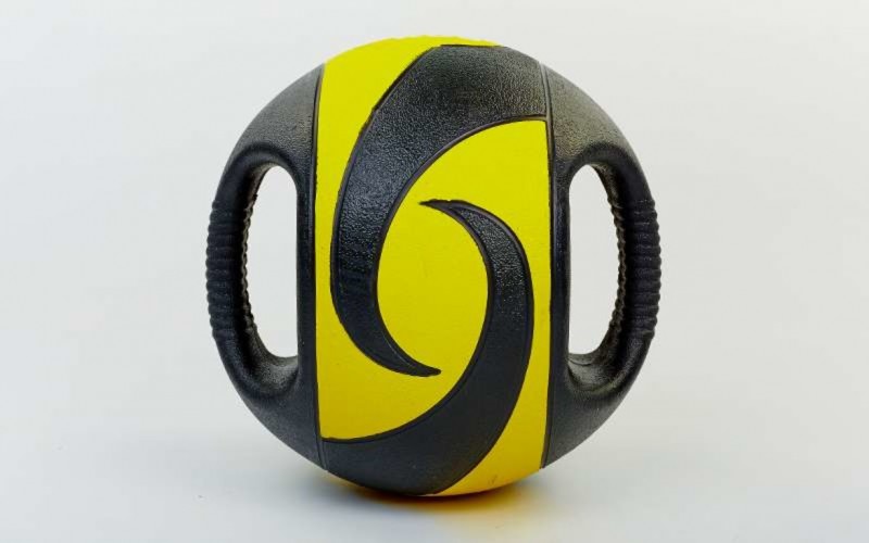 

Мяч медицинский медбол с двумя рукоятками Record Medicine Ball FI-5111-6 6кг Yellow (PS01150)