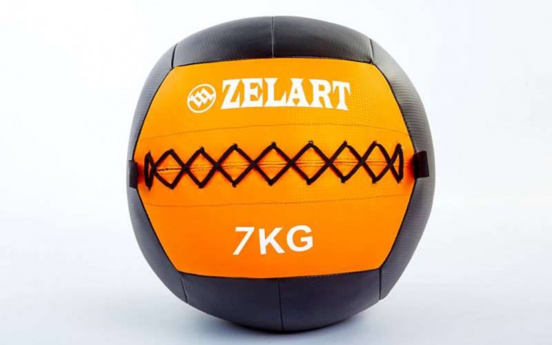 

Мяч волбол для кроссфита и фитнеса 7кг Zelart WALL BALL FI-5168-7 Orange (PS01084)