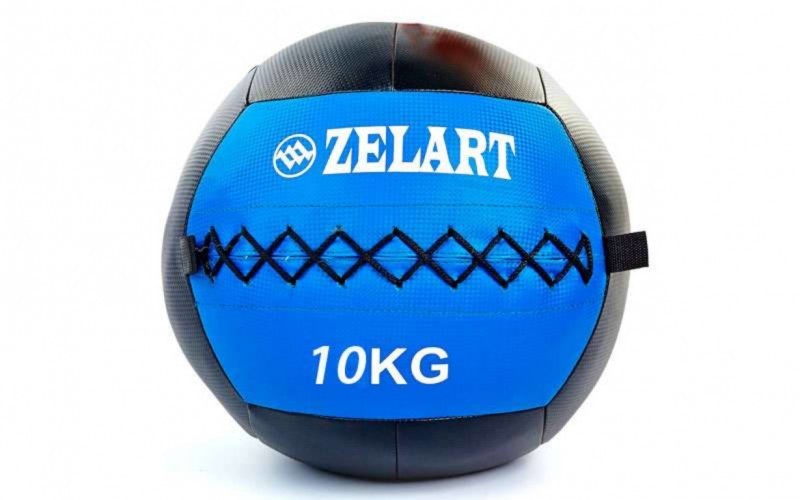 

Мяч волбол для кроссфита и фитнеса 10кг Zelart WALL BALL FI-5168-10 Blue (PS01080)