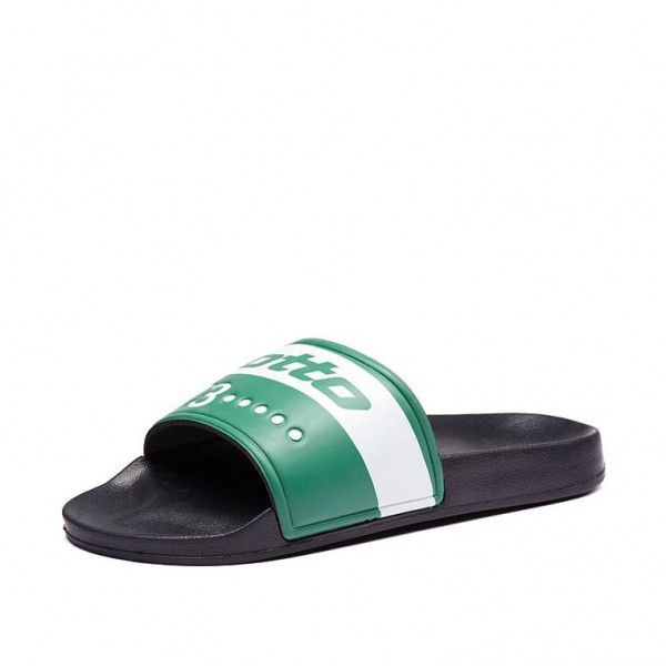 

Шлёпанцы мужские Lotto OCEANIA SLIDE 45 ALL BLACK/BOTANIC GARDEN/ALL WHITE 213388/5T6