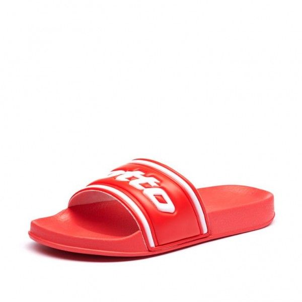 

Шлёпанцы детские Lotto MIDWAY IV SLIDE JR 39 FLAME RED/ALL WHITE 213395/20A