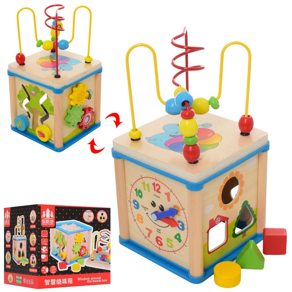 

Детская деревянная игрушка Центр развивающий Woody MD 2093