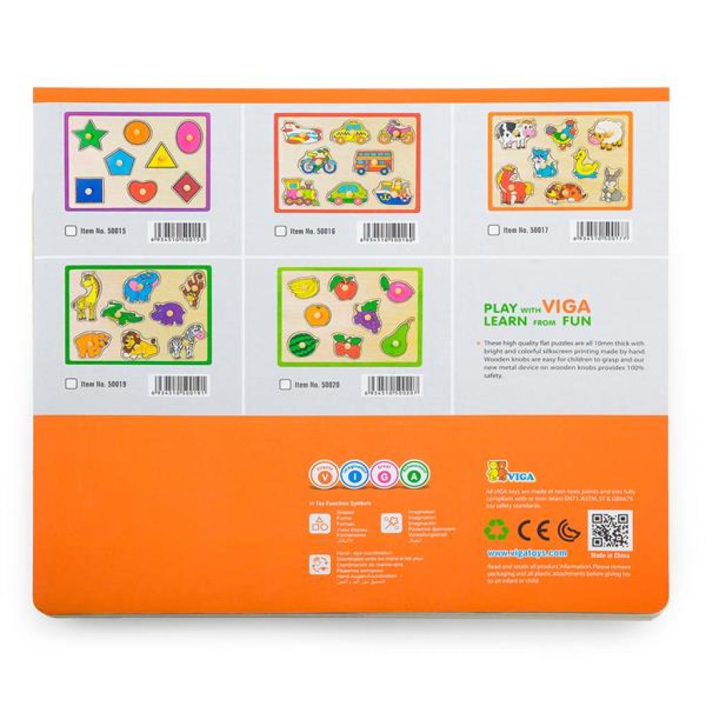 

Развивающая игрушка Viga Toys Дикие животные (50019)