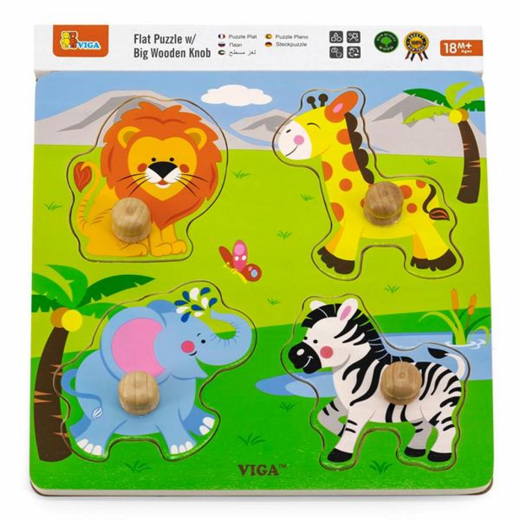 

Развивающая игрушка Viga Toys Дикие животные (50840)