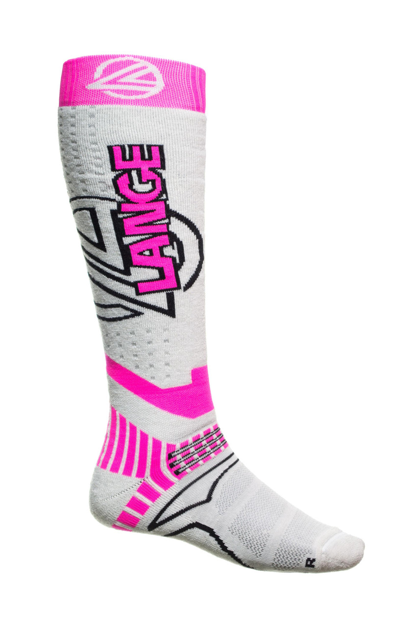 

Шкарпетки лижні Lange LKDWX01 42-44 White-Pink