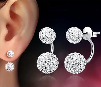 

Серьги женские посеребренные Diamond Shazzam