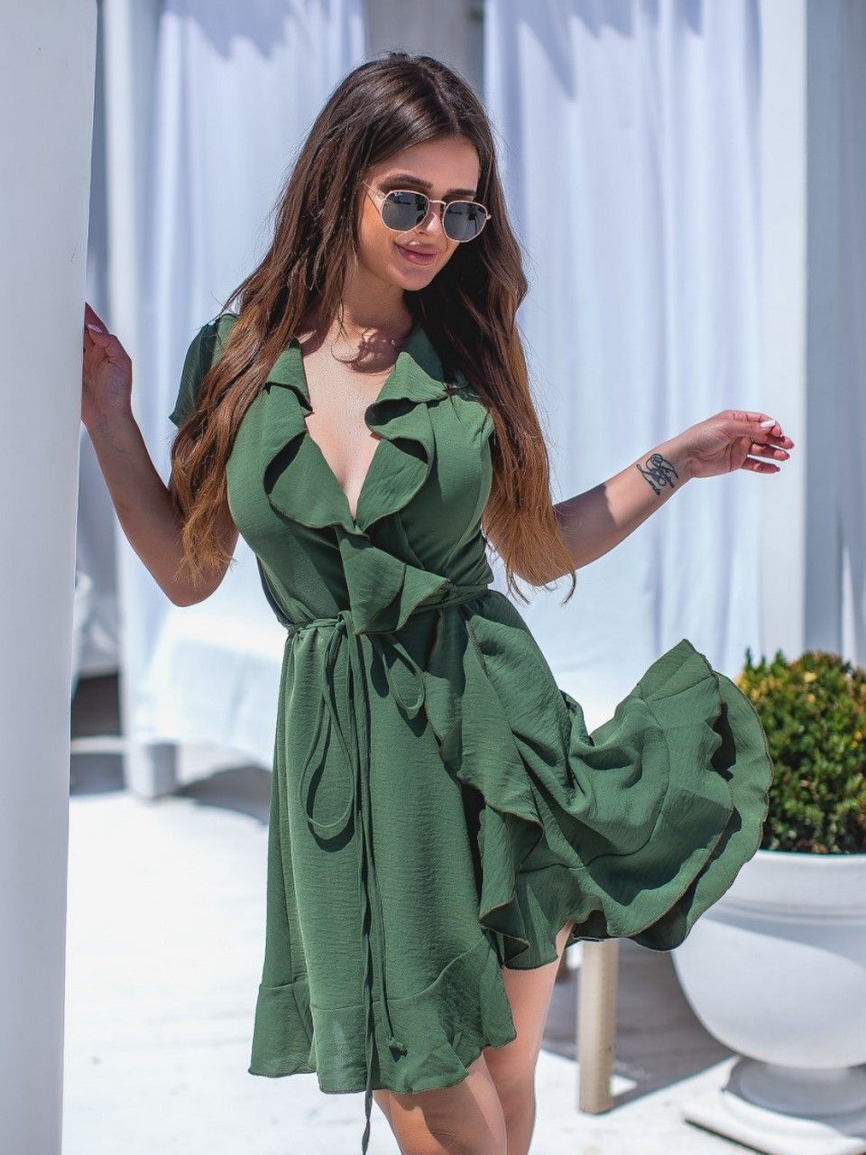 

Платье New Fashion 310  Хаки, Платье New Fashion 310 48 Хаки