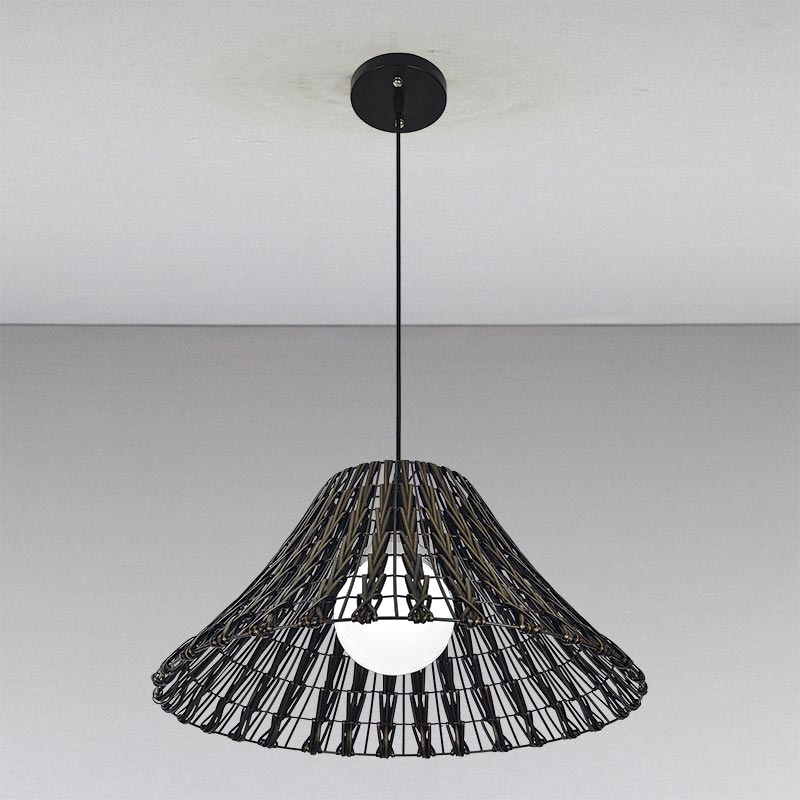 

Люстра Light House LS-11019-1 коричневая