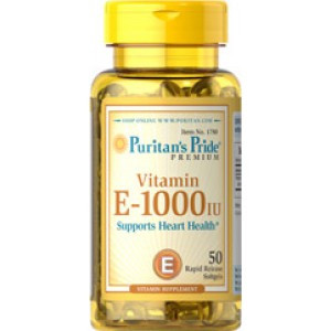 

Витамин Е Puritan's Pride Vitamin E-1000 IU (50 капс) (334107)