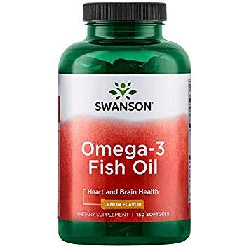 

Комплекс незаменимых жирных кислот Swanson Premium Omega 3 Fish Oil Lemon Flavor (150 капс) (334146)