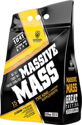 

Гейнер Swedish Supplements Massive Mass 3500 грамм Клубника (334851-2)