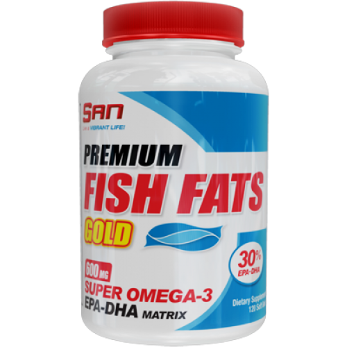 

Рыбий жир SAN Fish Fats Gold (120 капсул) (334191)