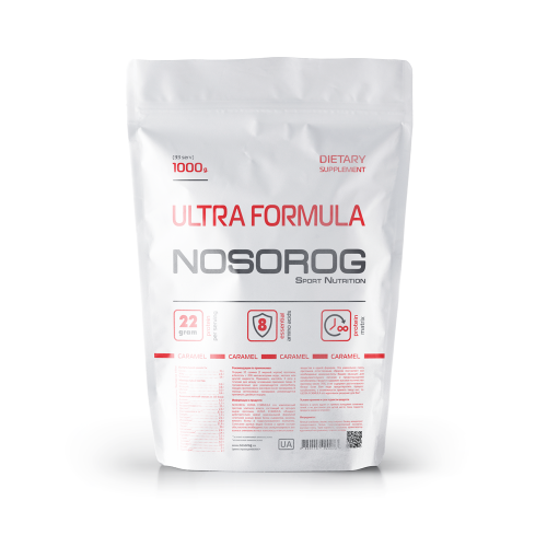 

Протеин Nosorog Nutrition Ultra formula 1000 грамм карамель (334460-4)