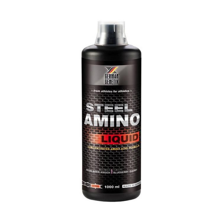 

Аминокислоты German Genetix Steel Amino Liquid 1000 мл Черника-вишня (334404)