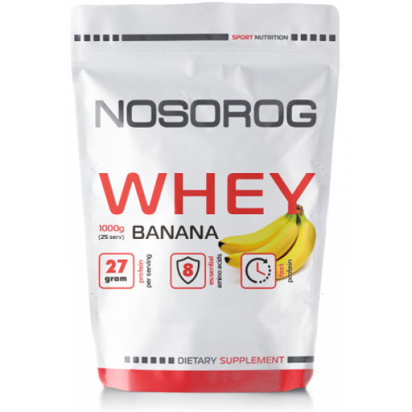 

Протеин Nosorog Nutrition Whey 1000 грамм Банан (334402-4)