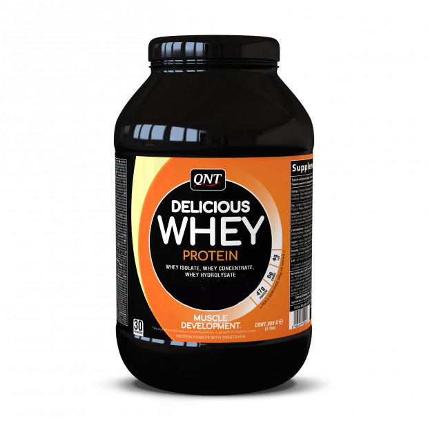 

Протеин QNT Delicious Whey Protein 908 грамм клубника (334640-4)